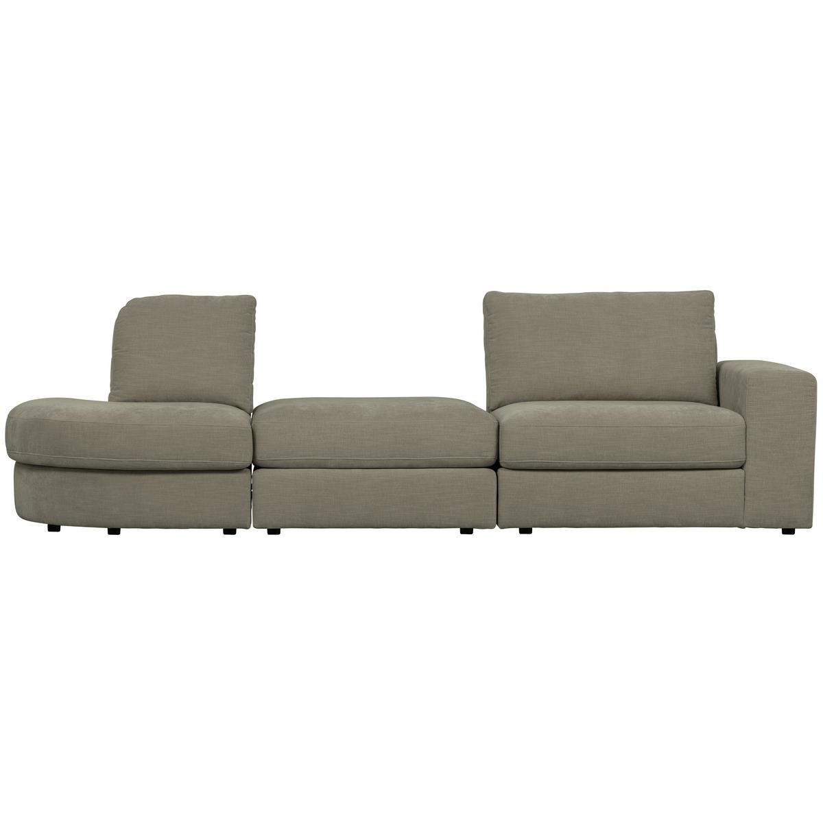 Hocker Family Grau B: 90cm - Schwarz/Grau, Design, Textil (90/43/98cm) - Livetastic