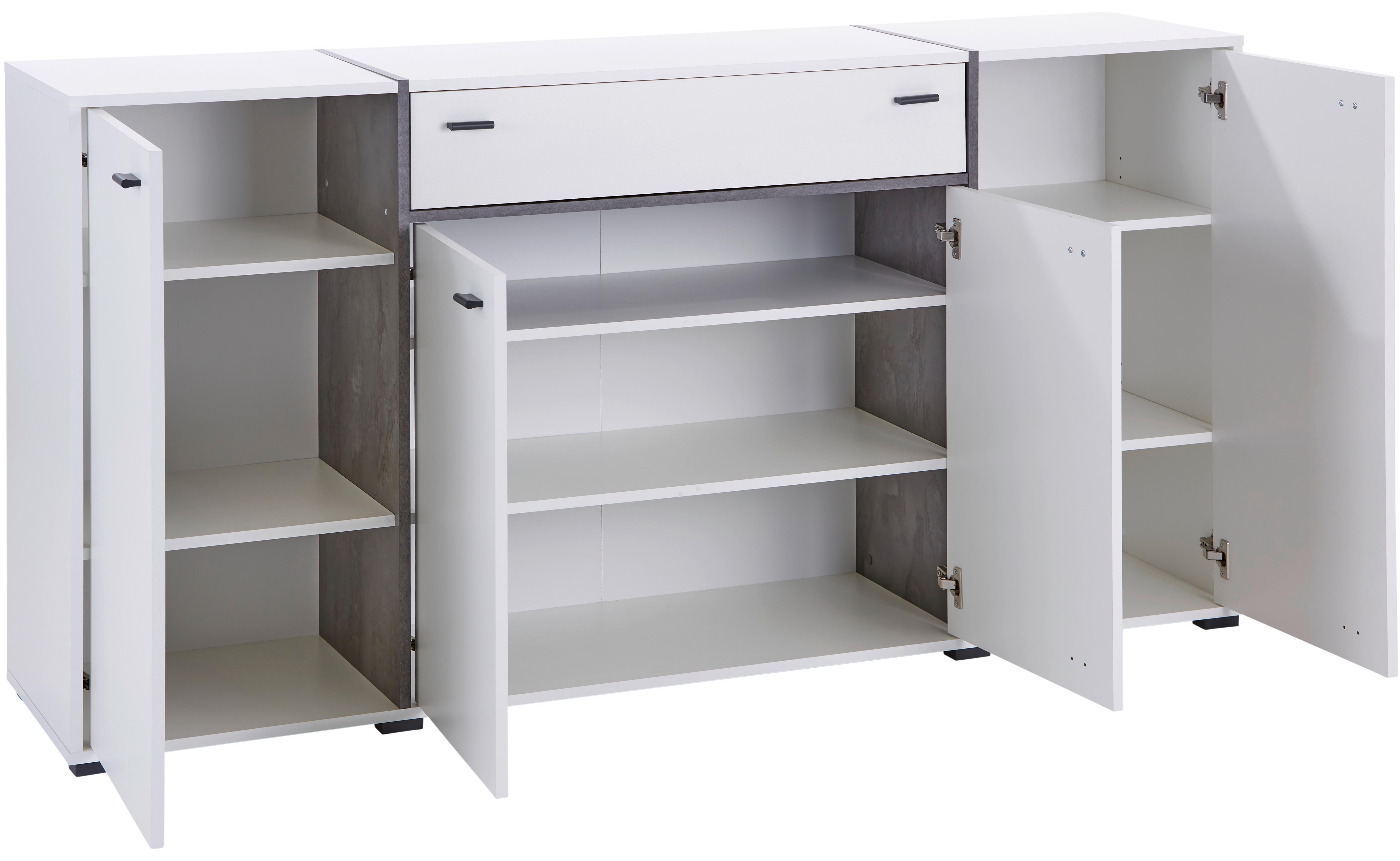 Kommode in Weiß mit viel Stauraum