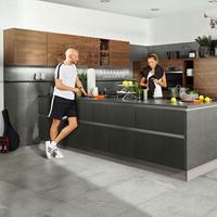 Beépíthető Konyha Base/plan - tölgyfa/antracit, Modern, faalapú anyag - Express