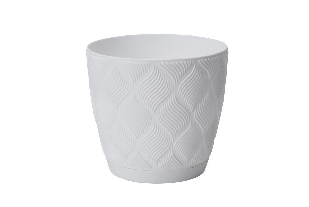 Obal na květináč GROW COMPLETE ECO 15 - bílá, Konvenční, plast (14,8/13,7cm) - Mömax