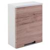 Hängeschrank Mit 1 Tür Mars B: 33 cm Eiche Dekor - Eichefarben/Weiß, MODERN, Holzwerkstoff (33,0/46,5/16,5cm) - MID.YOU