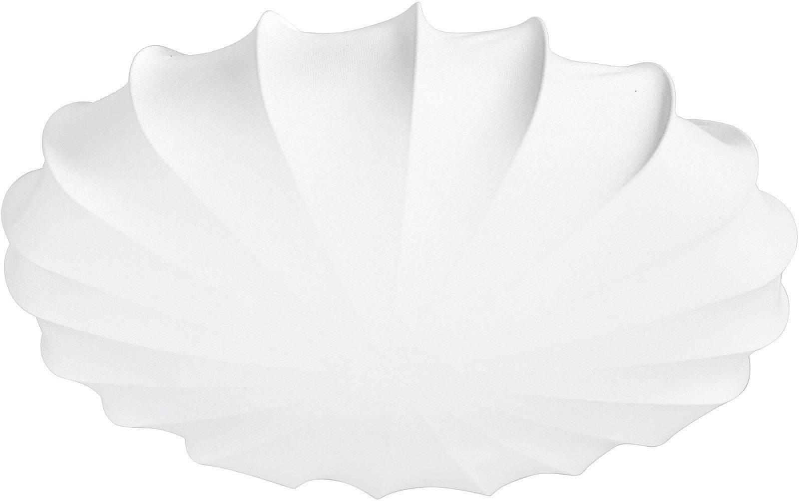 Deckenleuchte Plafond Weiß D: 42 cm - Weiß, Trend, Textil (42/18cm)