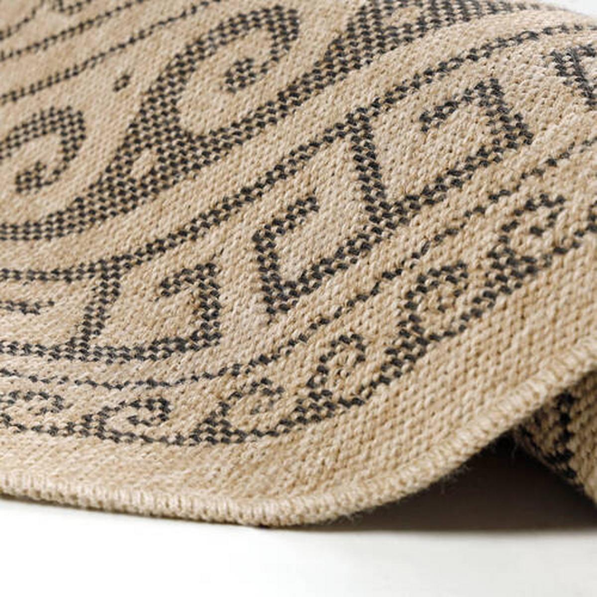 Outdoorteppich Comilla - Schwarz, Basics, Textil (200/200cm) - Novel