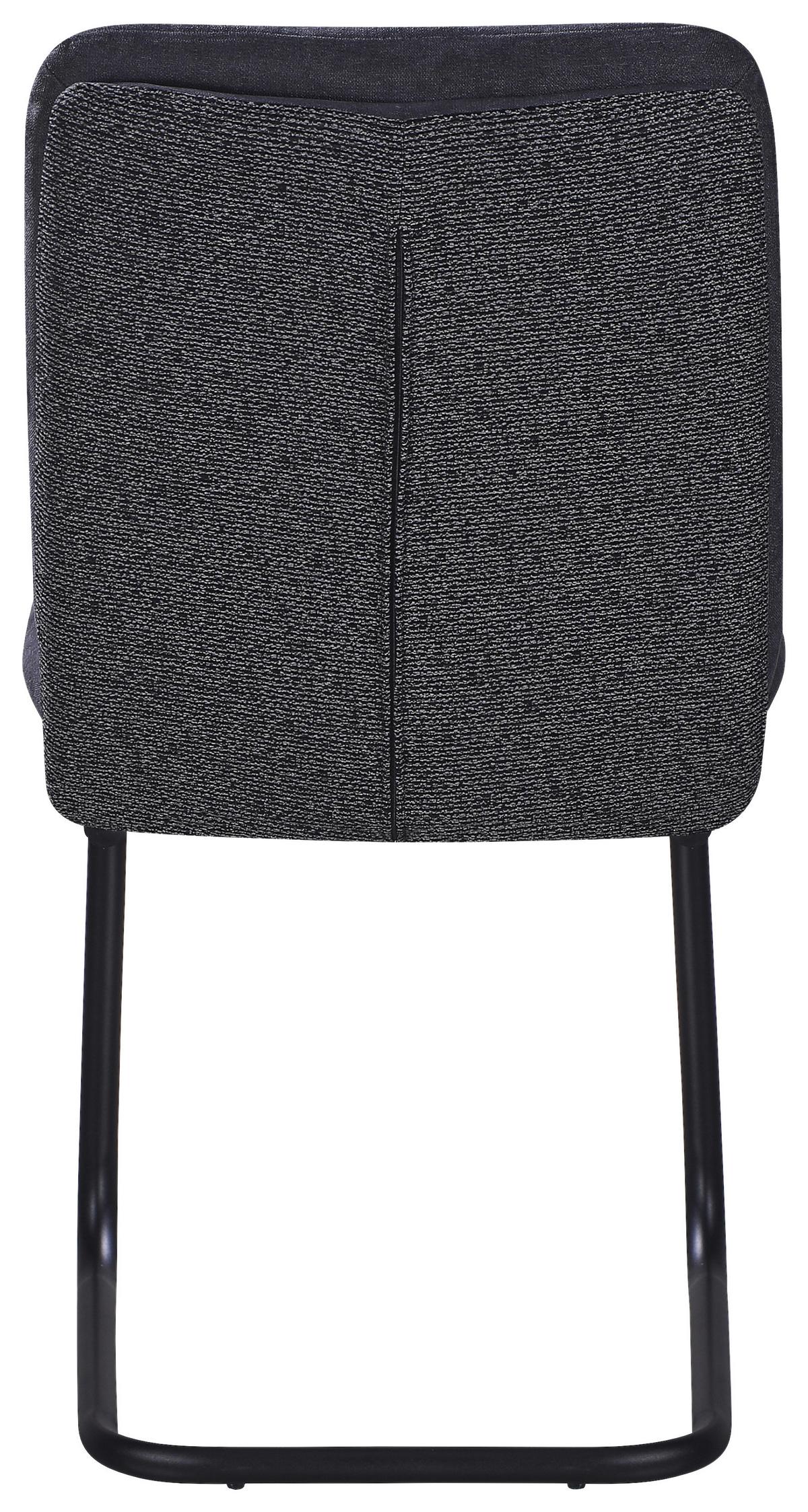 ŽIDLE NOVA - šedá/černá, Moderní, kov/textil (48/89/66cm) - Premium Living