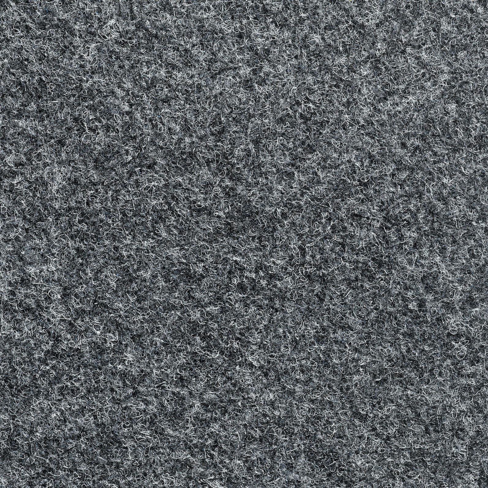 Teppichfliese Dunkelgrau Merlin 50x50cm Florhöhe 5,5mm - Dunkelgrau, Basics, Textil (50/50cm)