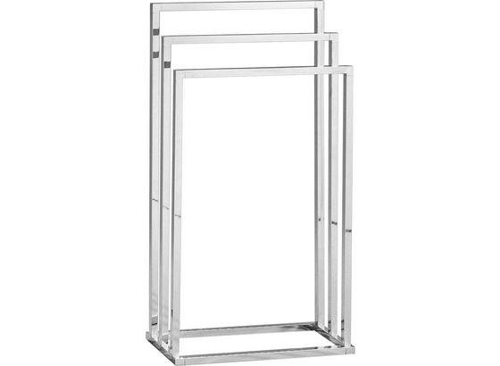 Držiak Na Uteráky Jamie - 3 - chrómová, Moderný, kov (45/85/21cm) - Homezone Držiak Na Uteráky Jamie - 3 - chrómová, Moderný, kov (45/85/21cm) - Homezone