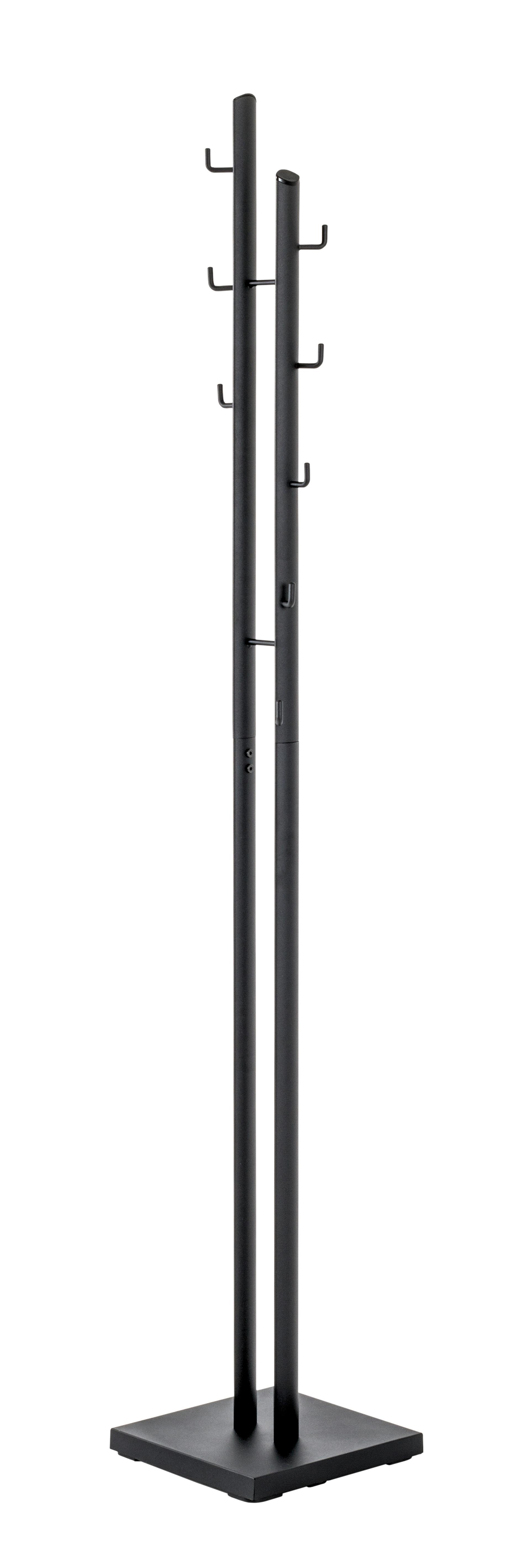 Stojan do šatny RUDI - černá, Moderní, kov (29/176/29cm)