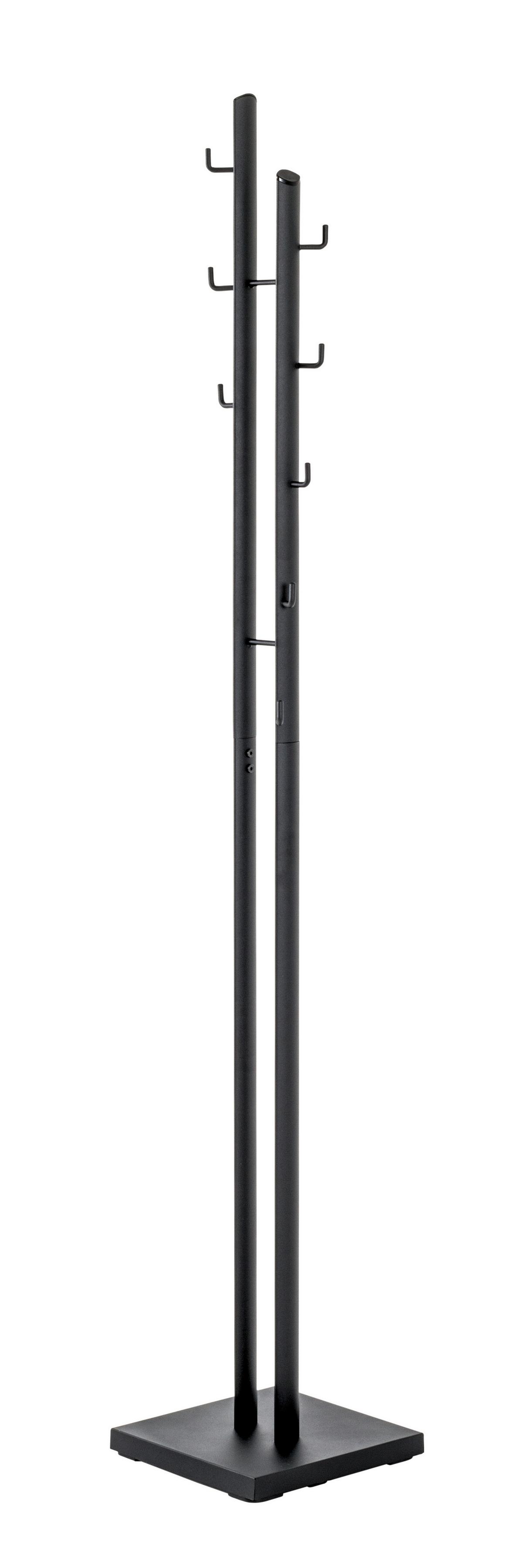 Stojan do šatny RUDI - černá, Moderní, kov (29/176/29cm)