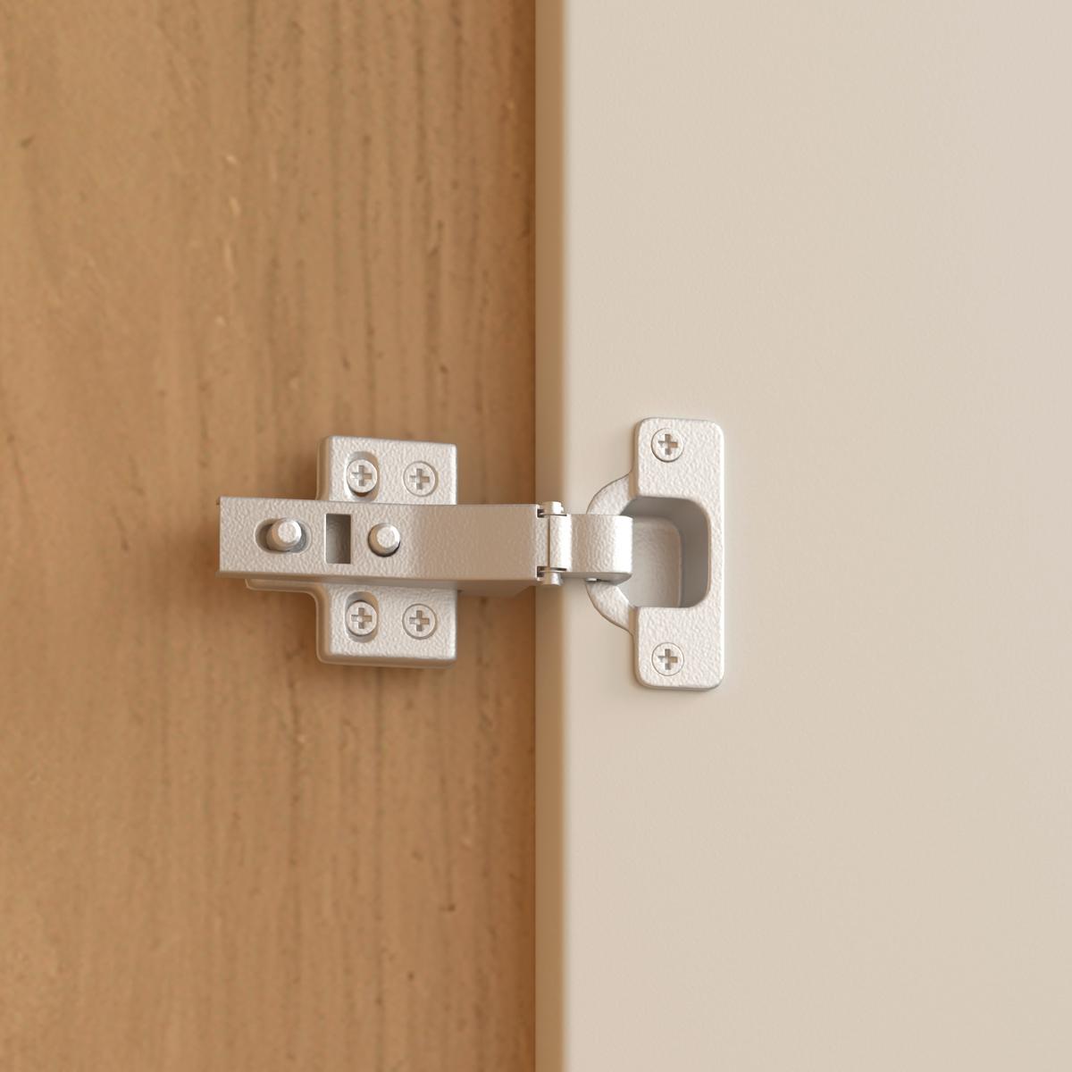 Šatníková skriňa MARLO š. cca 148 cm, dekor biela/dub - biela/farba duba, Modern, drevo/kompozitné drevo (148/223/60cm) - Bessagi Home