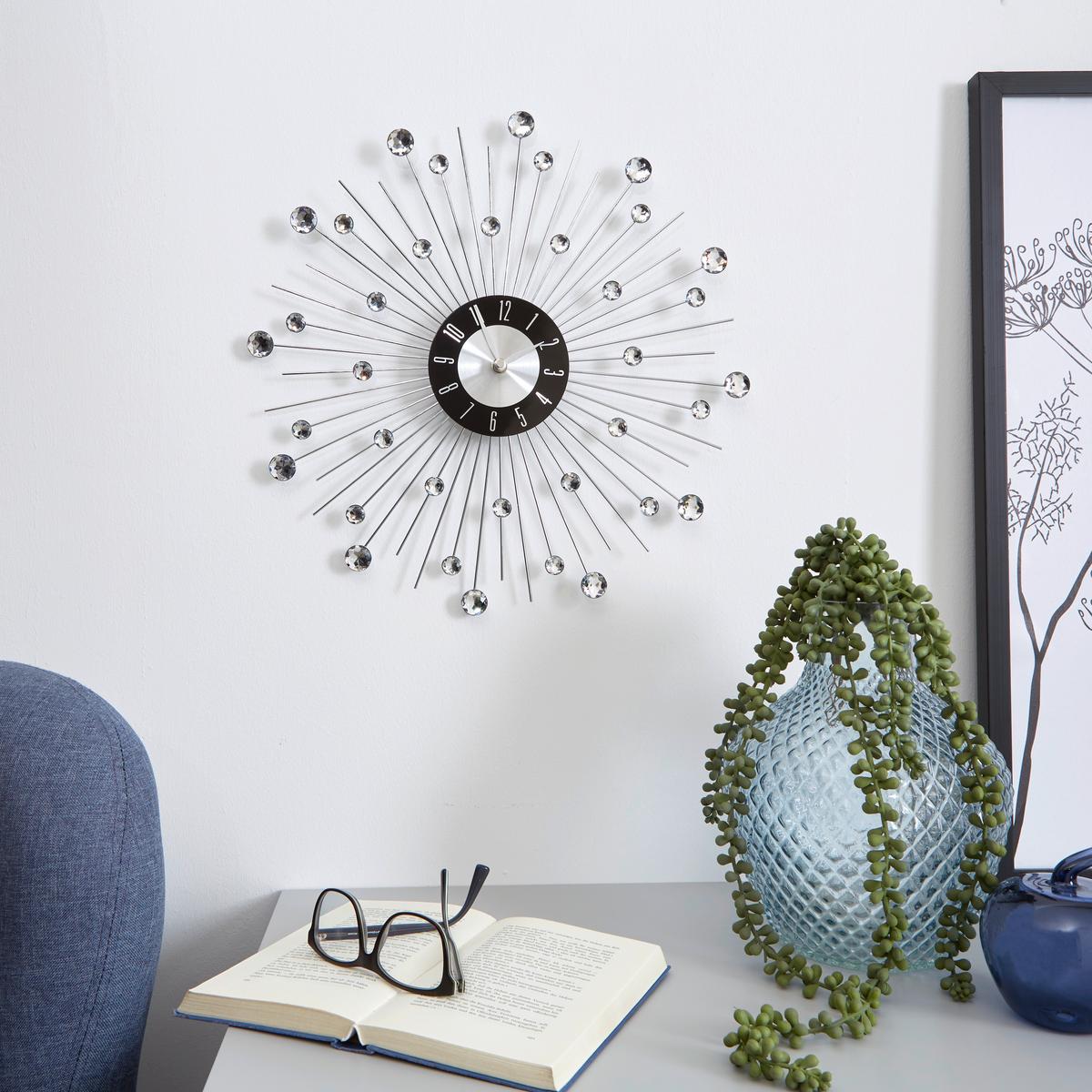 Falióra Diamond - ezüst/fekete, Basics, fém (43cm) - Ondega