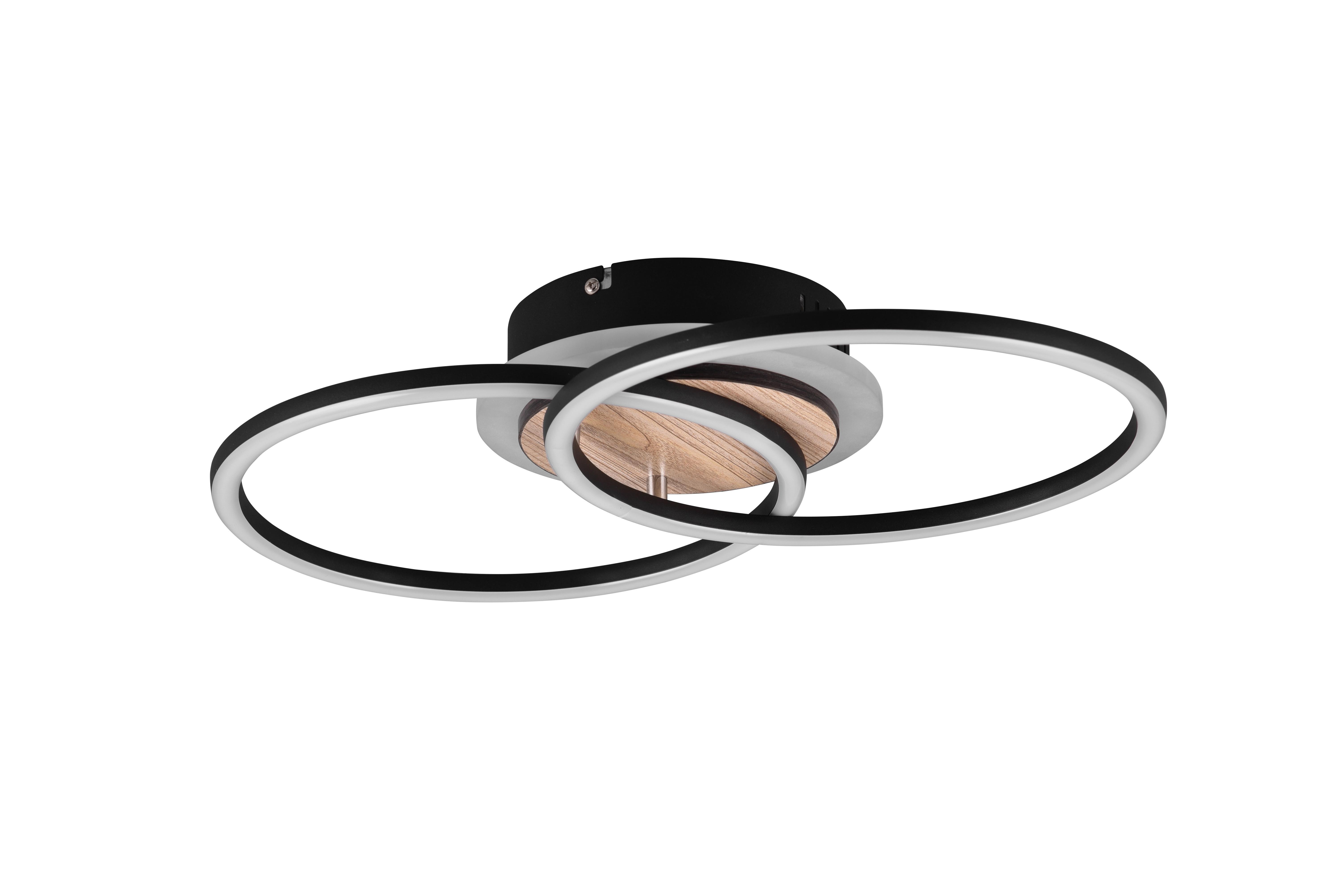 LED-DECKENLEUCHTE R62783635 GIRO - Braun, Basics, Kunststoff (46,5/28,/8,5cm)