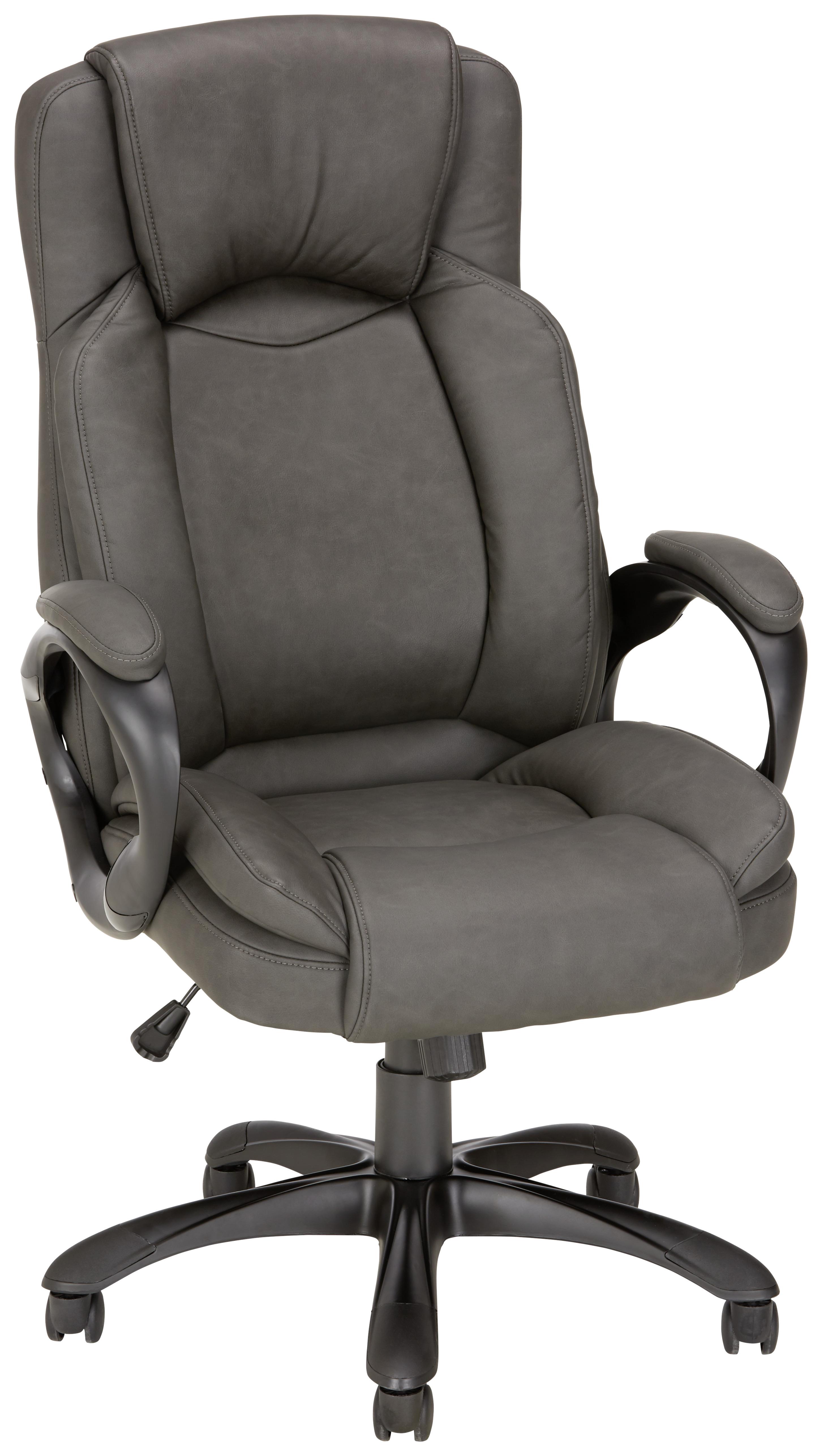 Kancelářské Křeslo Jenny 1 - šedá/černá, Moderní, textil/plast (67/116,5-126/75cm) - Modern Living