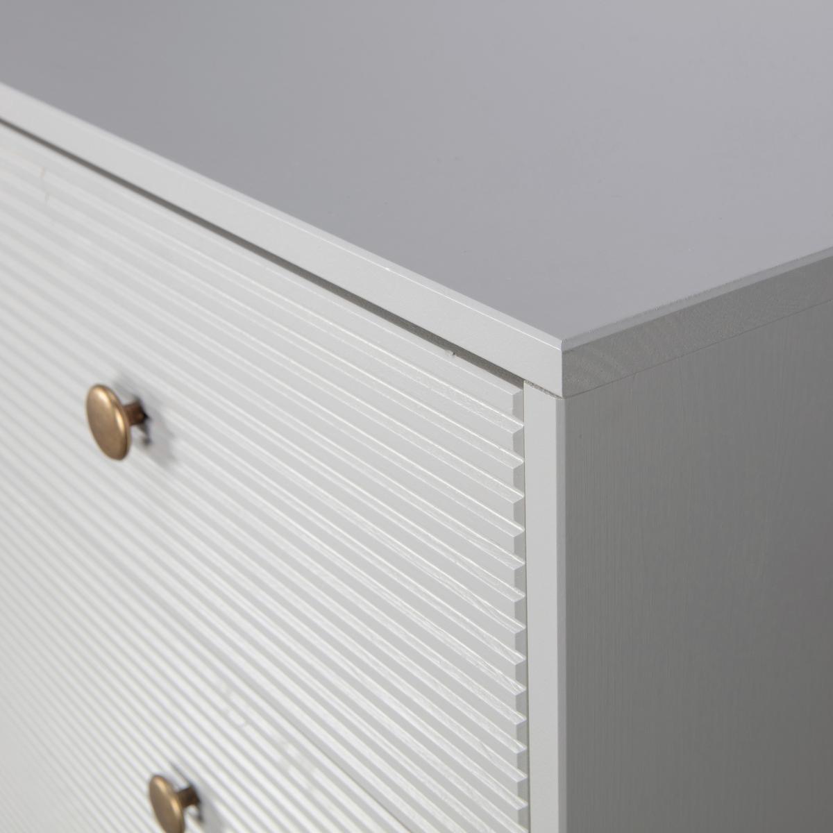 Kommode Madu Hellgrau B: 94cm - Hellgrau, Design, Holz (94/91/52cm) - Livetastic