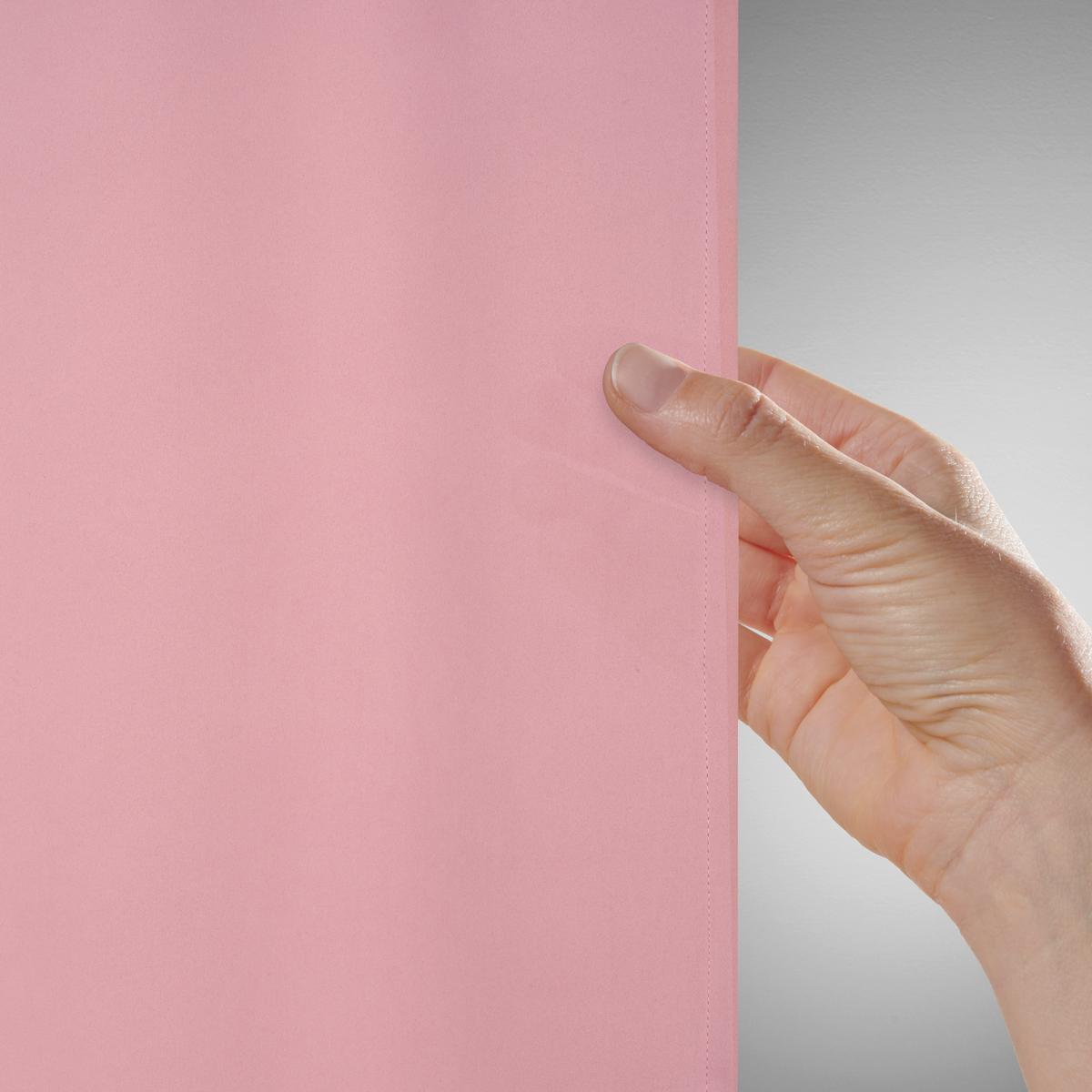ZÁVĚS S OČKY ABBY -JUB- - růžová, Konvenční, textil (140/235cm) - Modern Living
