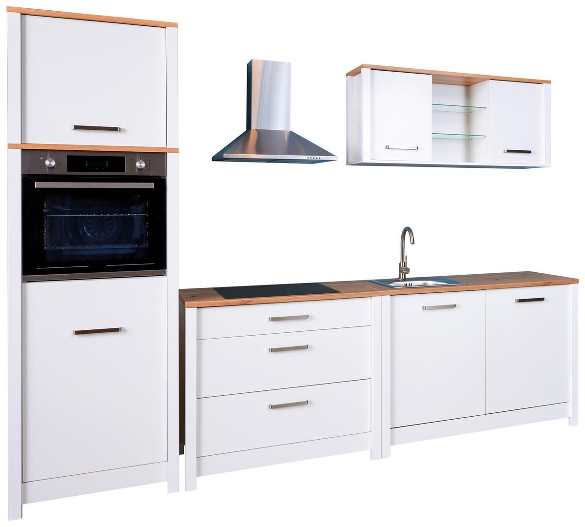 Spodní kuchyňská skříňka SAN SAN - bílá/barvy stříbra, Romantický / Rustikální, kov/kompozitní dřevo (100/92/60cm) - Mömax