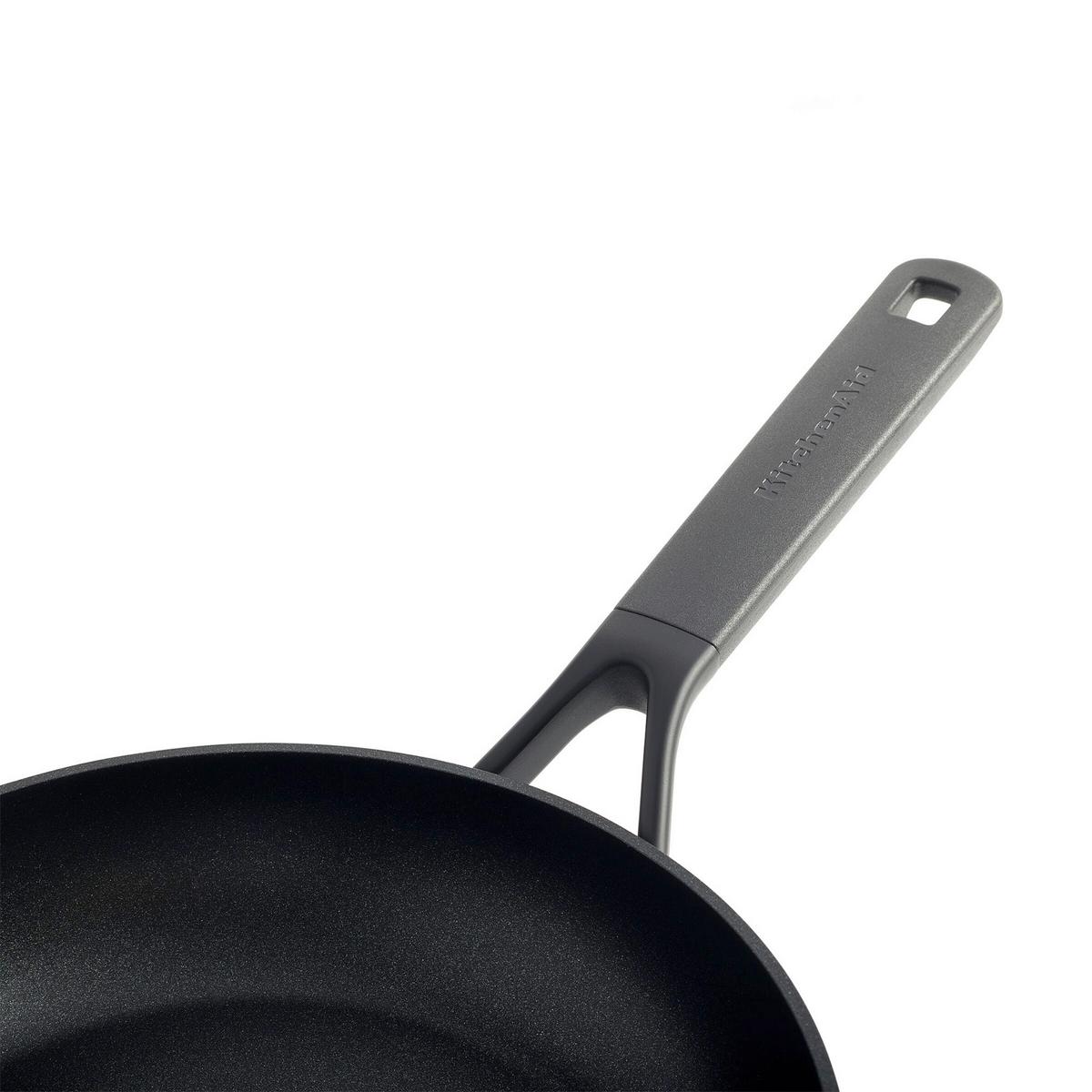 Bratpfanne Classic Forged Schwarz D: 24 Cm - Schwarz, Basics, Kunststoff/Metall (24cm) - Kitchenaid