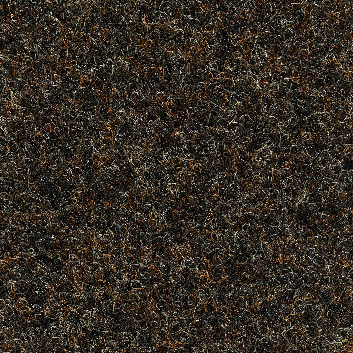 Teppichfliese Braun Solid Vel 50x50 cm Florhöhe 4 mm - Braun, Basics, Textil (50/50cm)