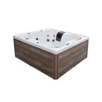 Whirlpool Carole Grauweiß B: 210 Cm - Grauweiß, KONVENTIONELL, Kunststoff (210/180/82cm) - Sanotechnik