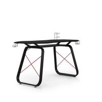 Gamingtisch Oblivion Schwarz L: 146 Cm - Schwarz, Design, Holzwerkstoff/Metall (146/90/69cm) - MID.YOU