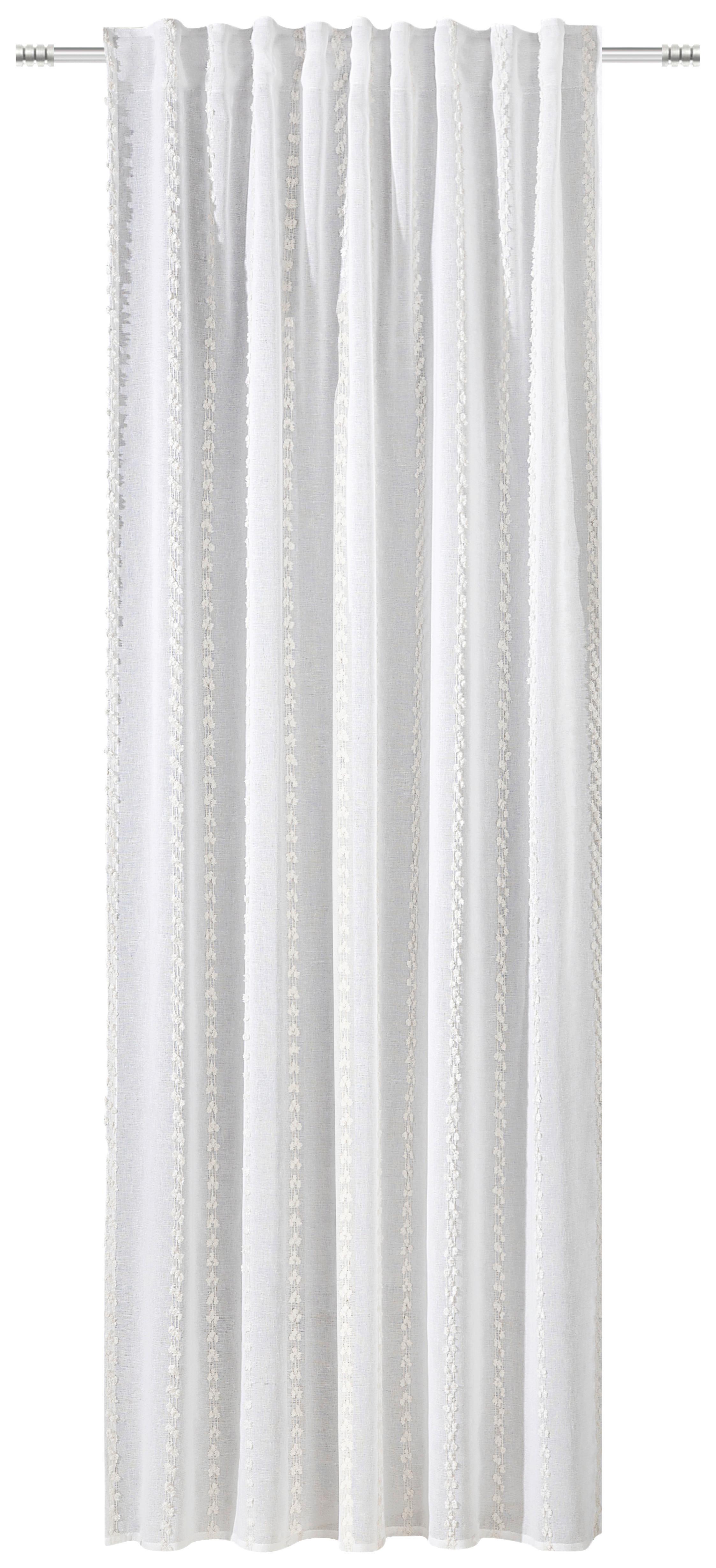 Készfüggöny Nika Kb. 135/245cm - natúr színű, Modern, textil (135/245cm) - Luca Bessoni