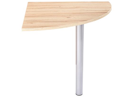 Rohová Spojovacia Doska Mindi - farby dubu, Moderný, umelá hmota/kov (70/72/70cm) Rohová Spojovacia Doska Mindi - farby dubu, Moderný, umelá hmota/kov (70/72/70cm)