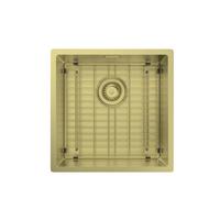 SPÜLE ARIA - Goldfarben, Design, Metall (44/44cm) - Schütte