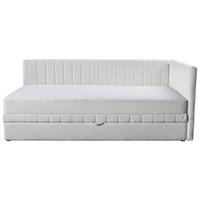 Schlafsofa Roma - Creme/Schwarz, Design, Textil (212/83/99cm) - MID.YOU