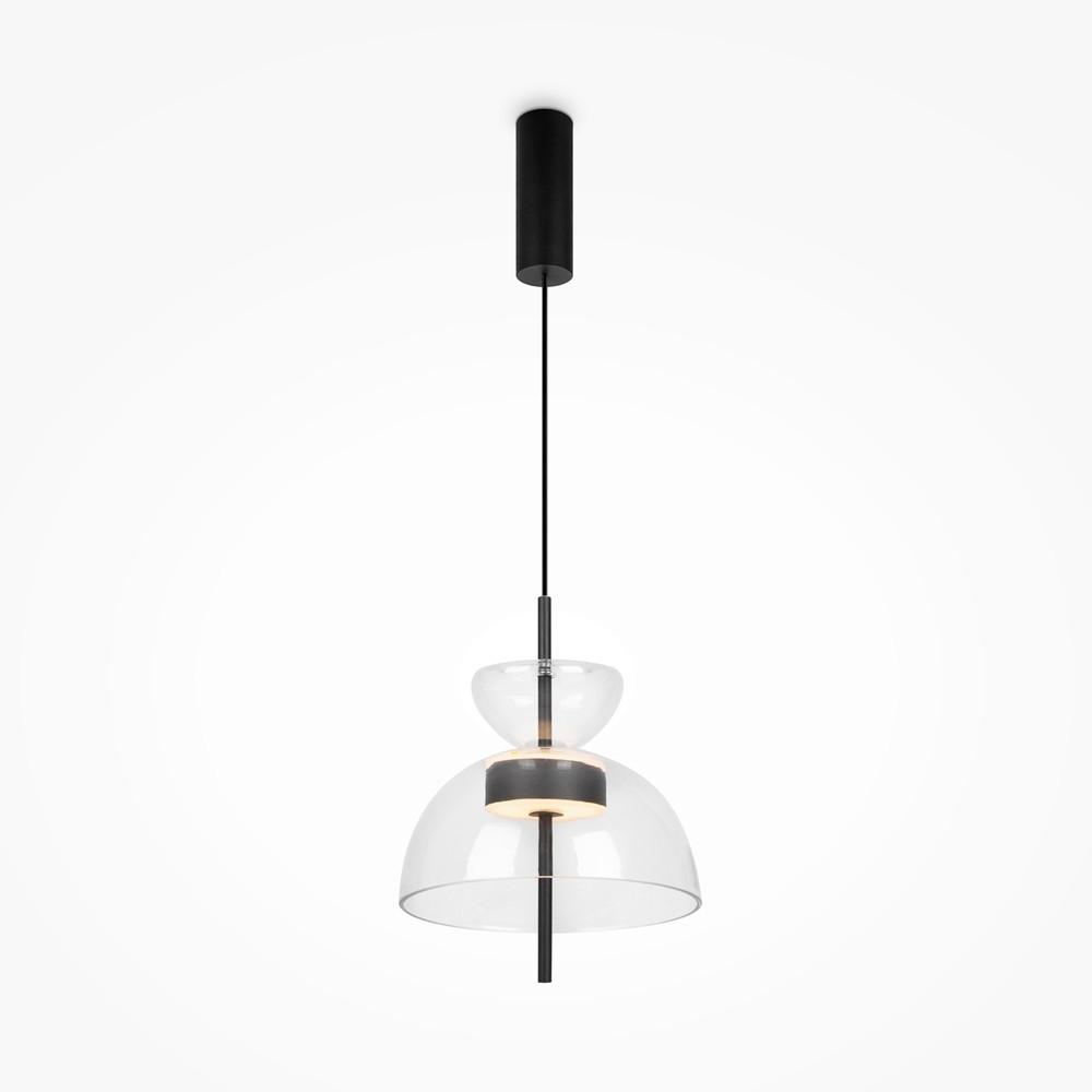Pendelleuchte Bangkok - Schwarz, Design, Glas/Metall (25/58cm) - MAYTONI