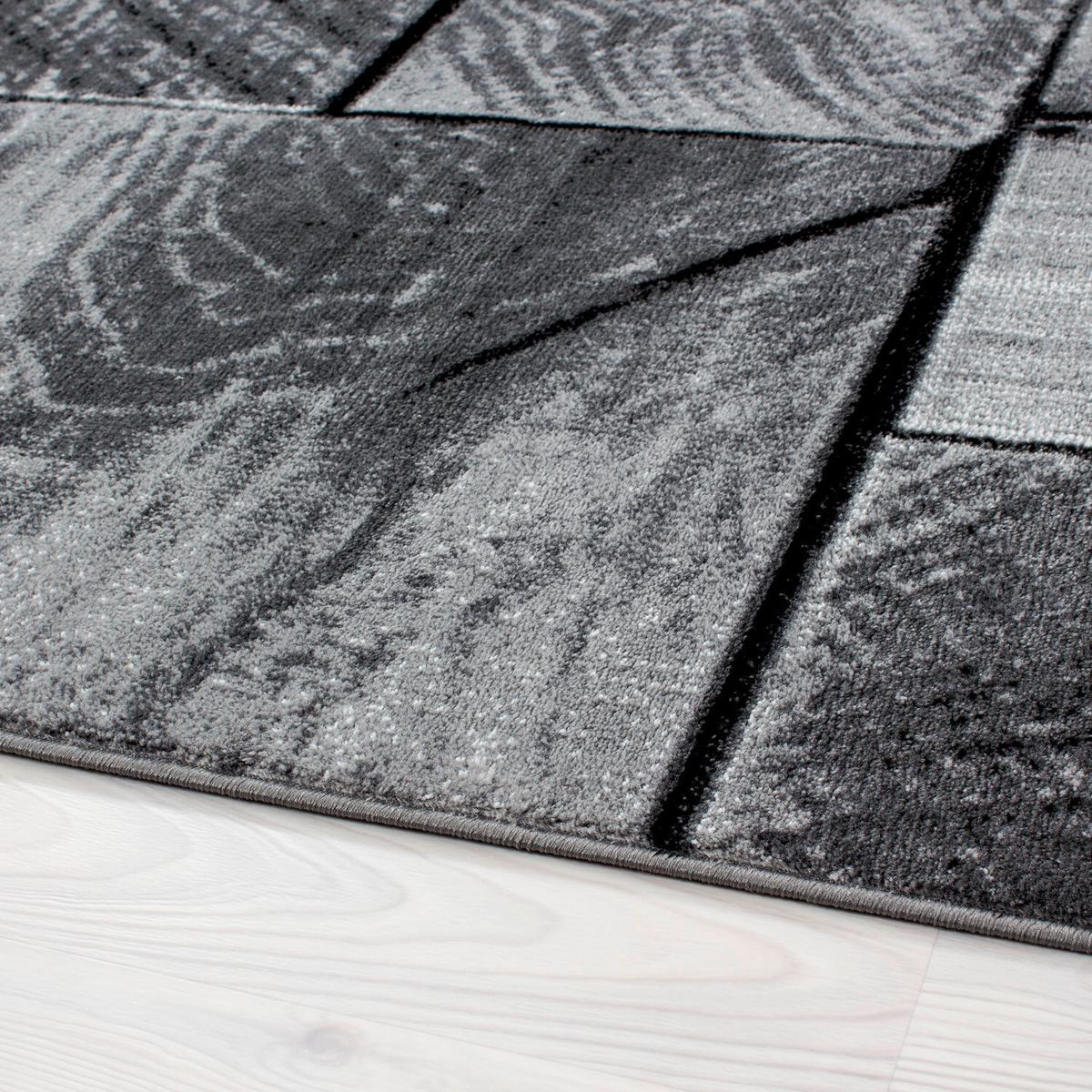 Flachwebteppich Parma - Schwarz, Design, Textil (140/200cm) - Novel