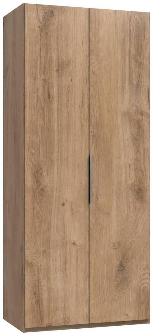 Drehtürenschrank B: 100 cm Level, Eiche Dekor - Eichefarben, MODERN, Holzwerkstoff (100/236/58cm) - MID.YOU