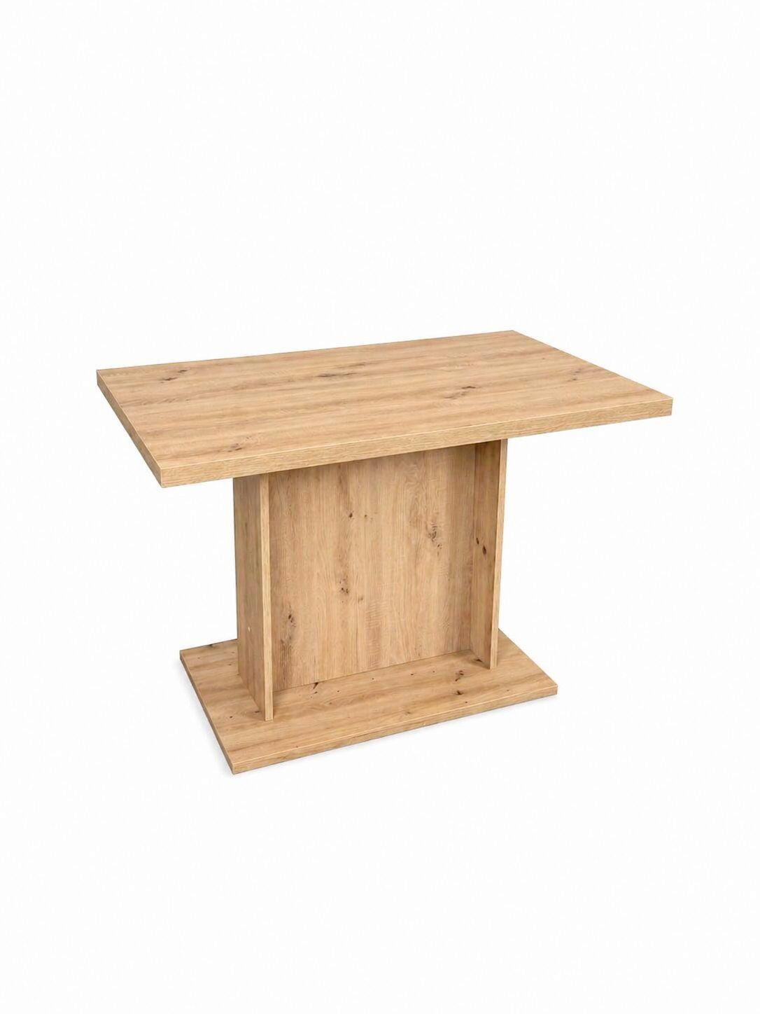 Esstisch Leipzig Eiche Artisan Dekor, B: 110cm - Eiche Artisan, ROMANTIK / LANDHAUS, Holzwerkstoff (110/76/70cm)