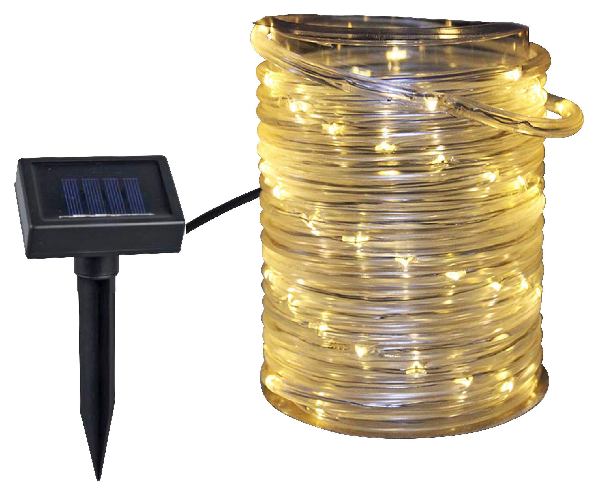 Solární Svítidlo Davide 50 Led, 6,4m - bílá, plast (640cm) - Modern Living