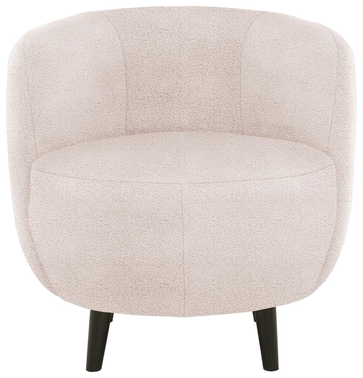 Sessel Looks Xiv - Creme/Schwarz, Design, Textil (72/72/76cm) - LOOKS by W.Joop