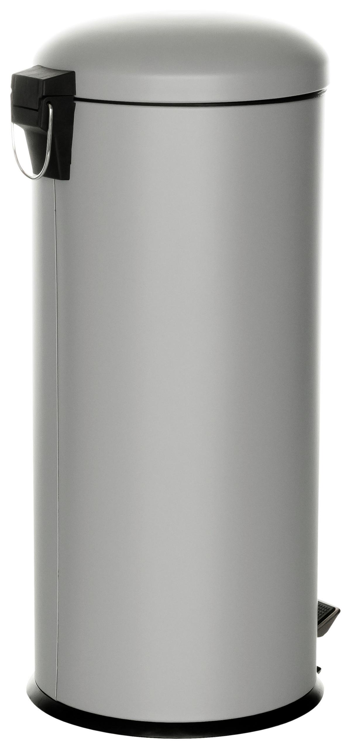 Abfallsammler Clean Viii - Schwarz/Grau, Basics, Kunststoff/Metall (30/69/30cm) - MID.YOU