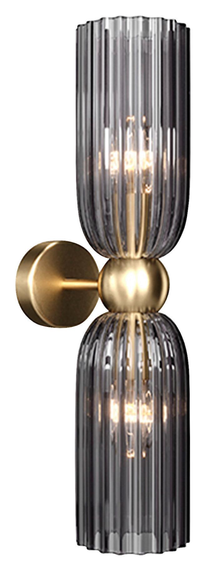 Wandleuchte Antic - Goldfarben, Trend, Glas/Metall (18/43,5/10cm) - MAYTONI