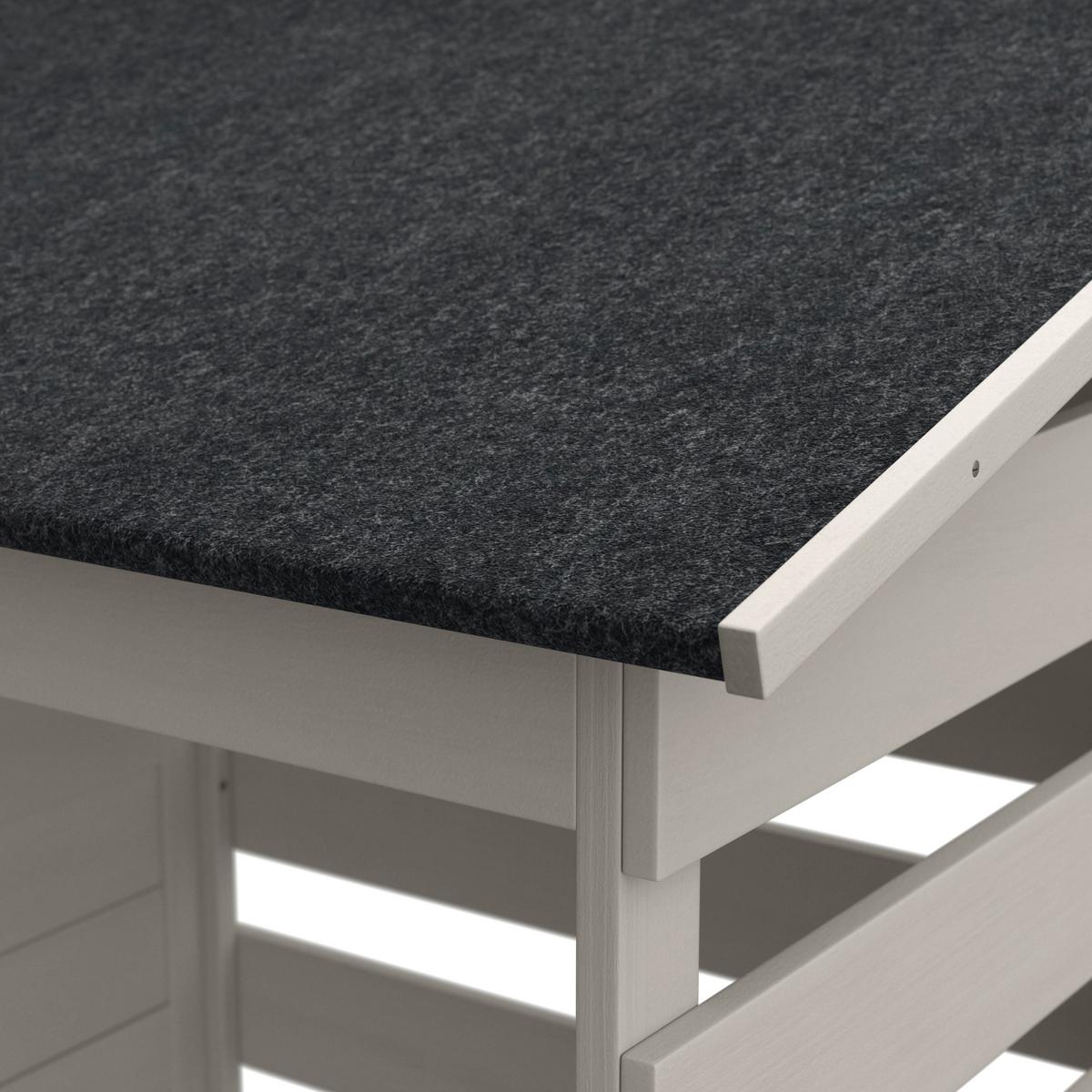 NÁŘAĎOVNA VERA - bílá, Moderní, dřevo (130/55/180cm) - Bessagi Garden