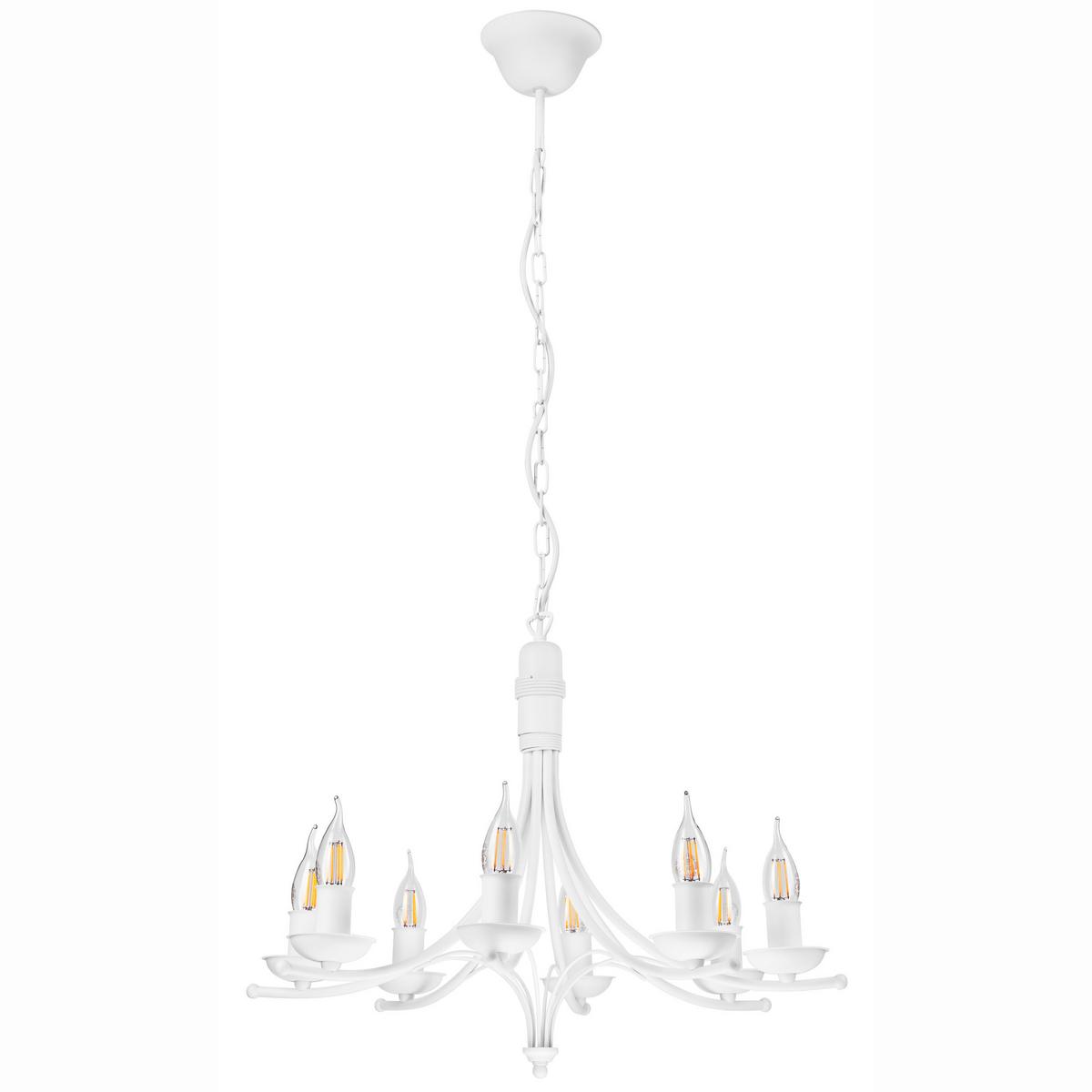 Pendelleuchte 44187_white - Weiß Hochglanz, KONVENTIONELL, Metall (58/100cm)