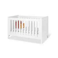 Gitterbett Chalet - Weiß, Basics, Holz (148/77/90cm) - Pinolino