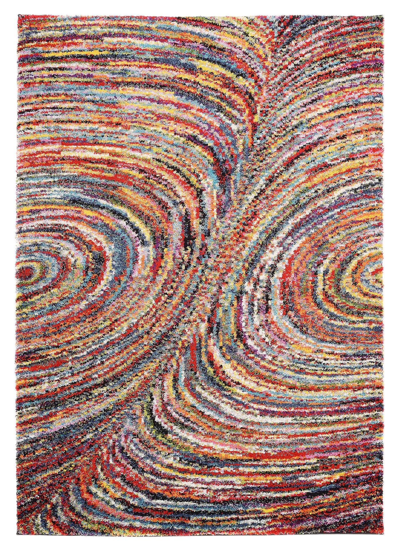 Webteppich Color Face Multicolor 140x200 cm - Multicolor, Trend, Textil (140/200cm) - Novel
