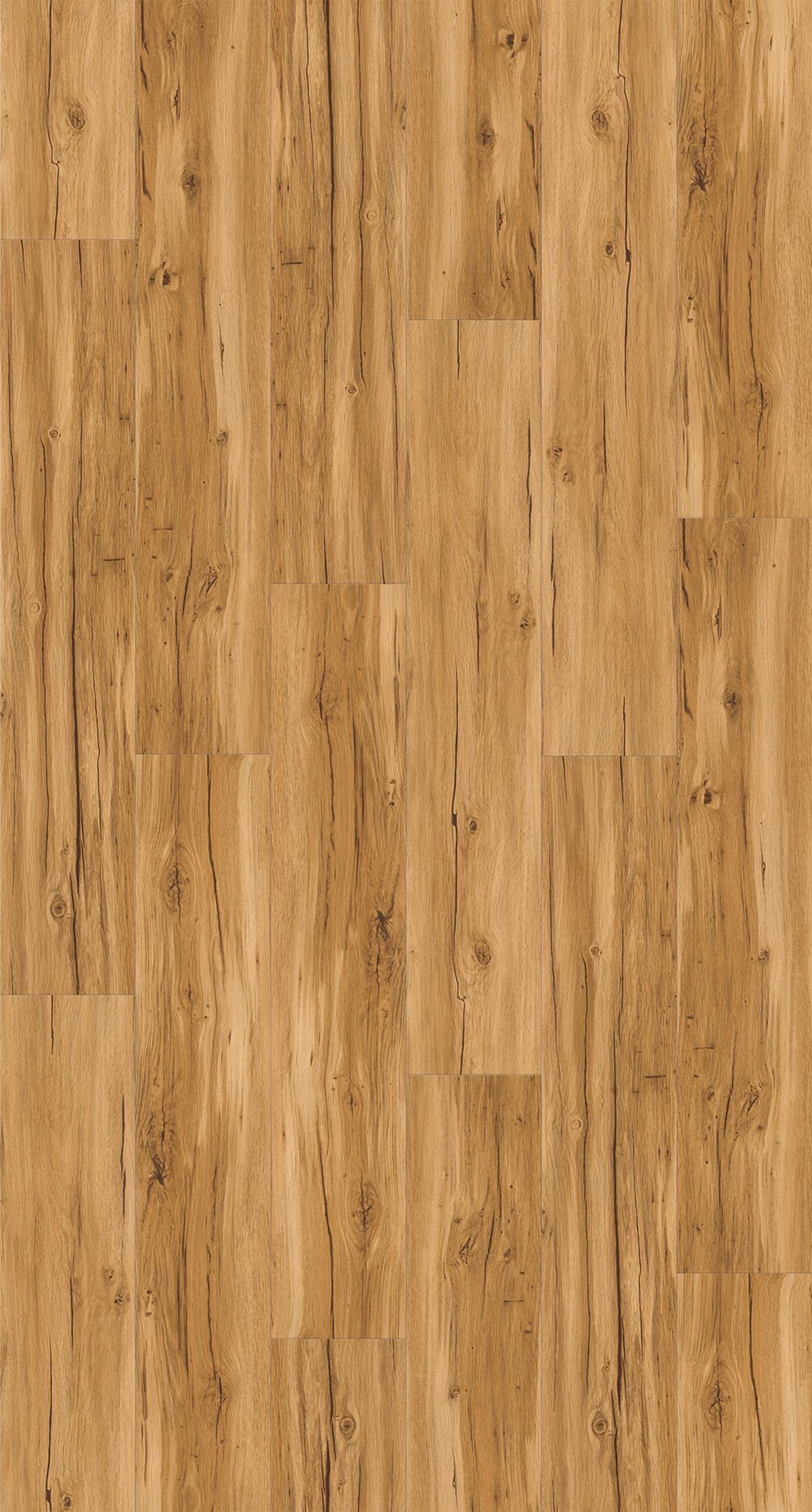 Designboden Eiche Memory Natur Gebürstet - Eichefarben/Braun, Basics, Holzwerkstoff/Kunststoff (120,7/21,6/0,94cm) - Parador