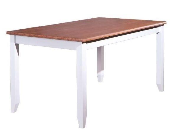 Jedálenský stôl WESTERLAND 160x90cm - biela, Lifestyle, drevo (160/90/80cm) - Carryhome