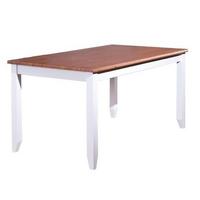 Jedálenský stôl WESTERLAND 160x90cm - biela, Lifestyle, drevo (160/90/80cm) - Carryhome