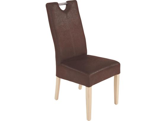 Stuhl Viktor - Beige/Braun, KONVENTIONELL, Holz (47/105,5/61cm) Stuhl Viktor - Beige/Braun, KONVENTIONELL, Holz (47/105,5/61cm)