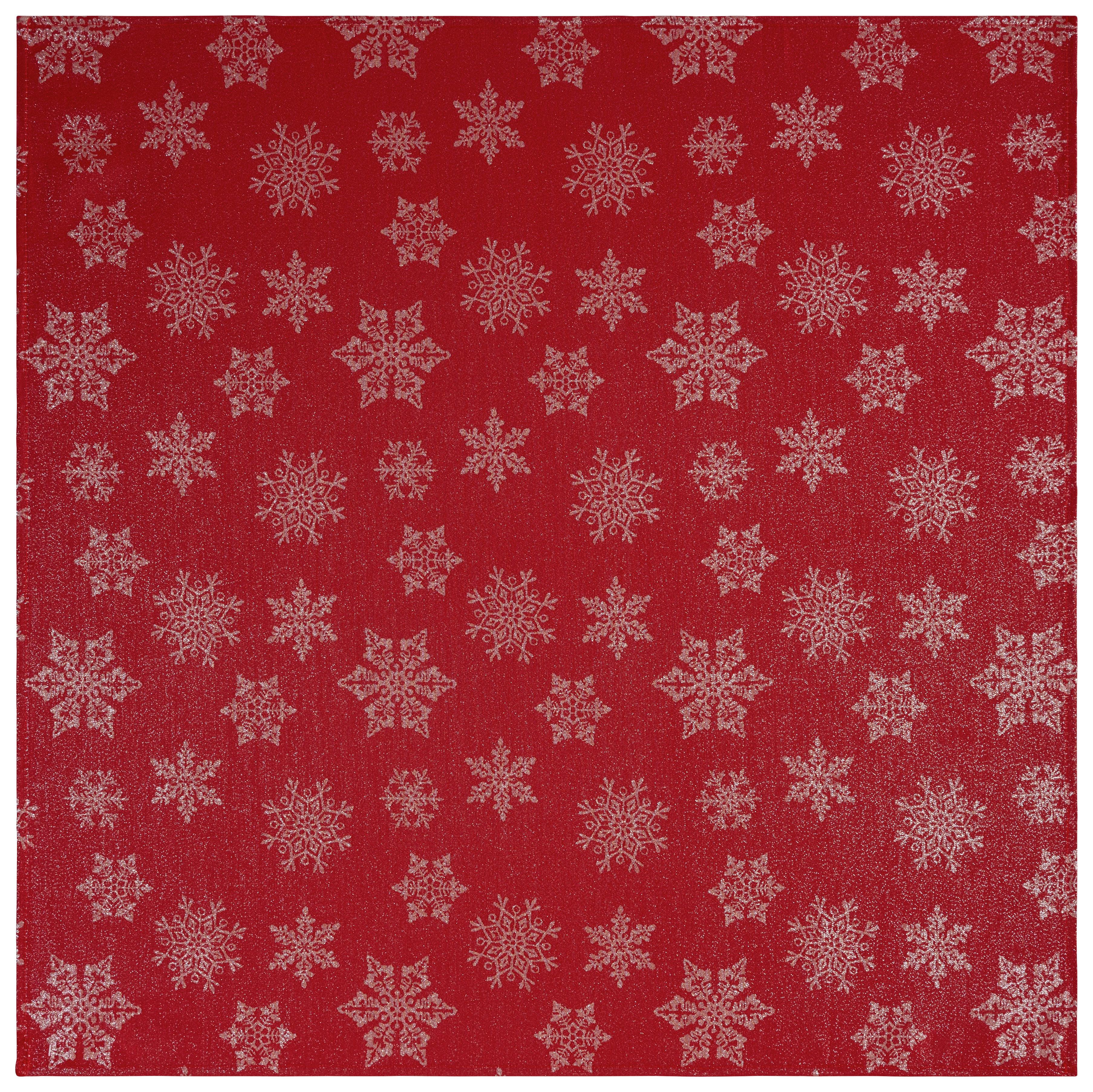 Tischdecke Gabriela - Rot, KONVENTIONELL, Textil (80/80cm) - Ondega
