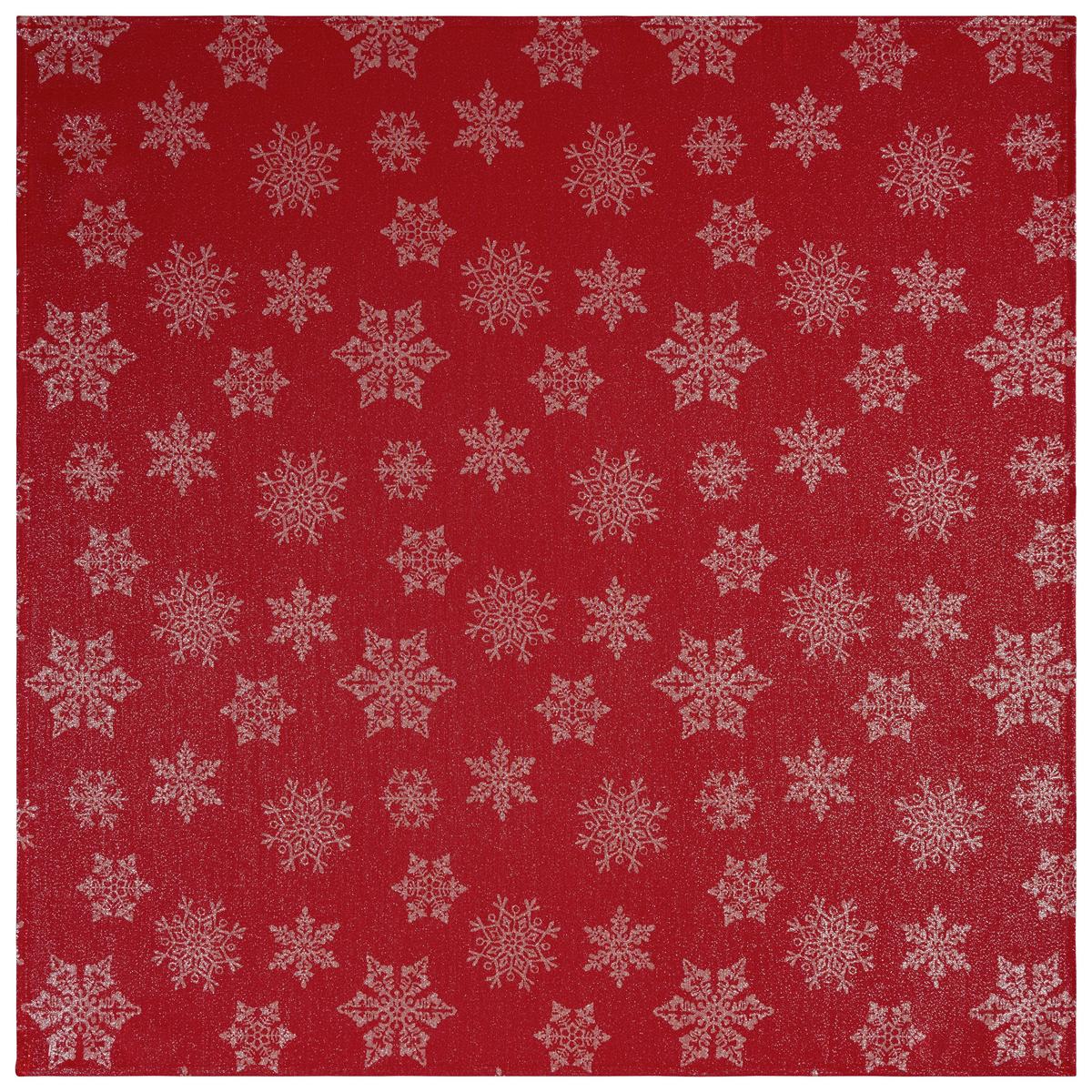 Asztalterítő Gabriela Kb. 80/80cm - piros, Konventionell, textil (80/80cm) - Ondega