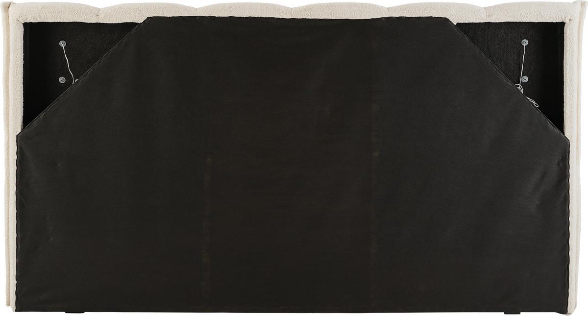 Boxspringbett Elysia Inkl. Matratze 160x200 - Beige/Schwarz, Trend, Holz/Holzwerkstoff (160/200cm) - Luca Bessoni