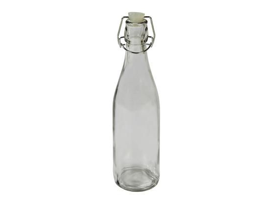 Universalflasche Irinai, 500 ml - Klar, KONVENTIONELL, Glas/Metall (7/27cm) - Ombra Universalflasche Irinai, 500 ml - Klar, KONVENTIONELL, Glas/Metall (7/27cm) - Ombra