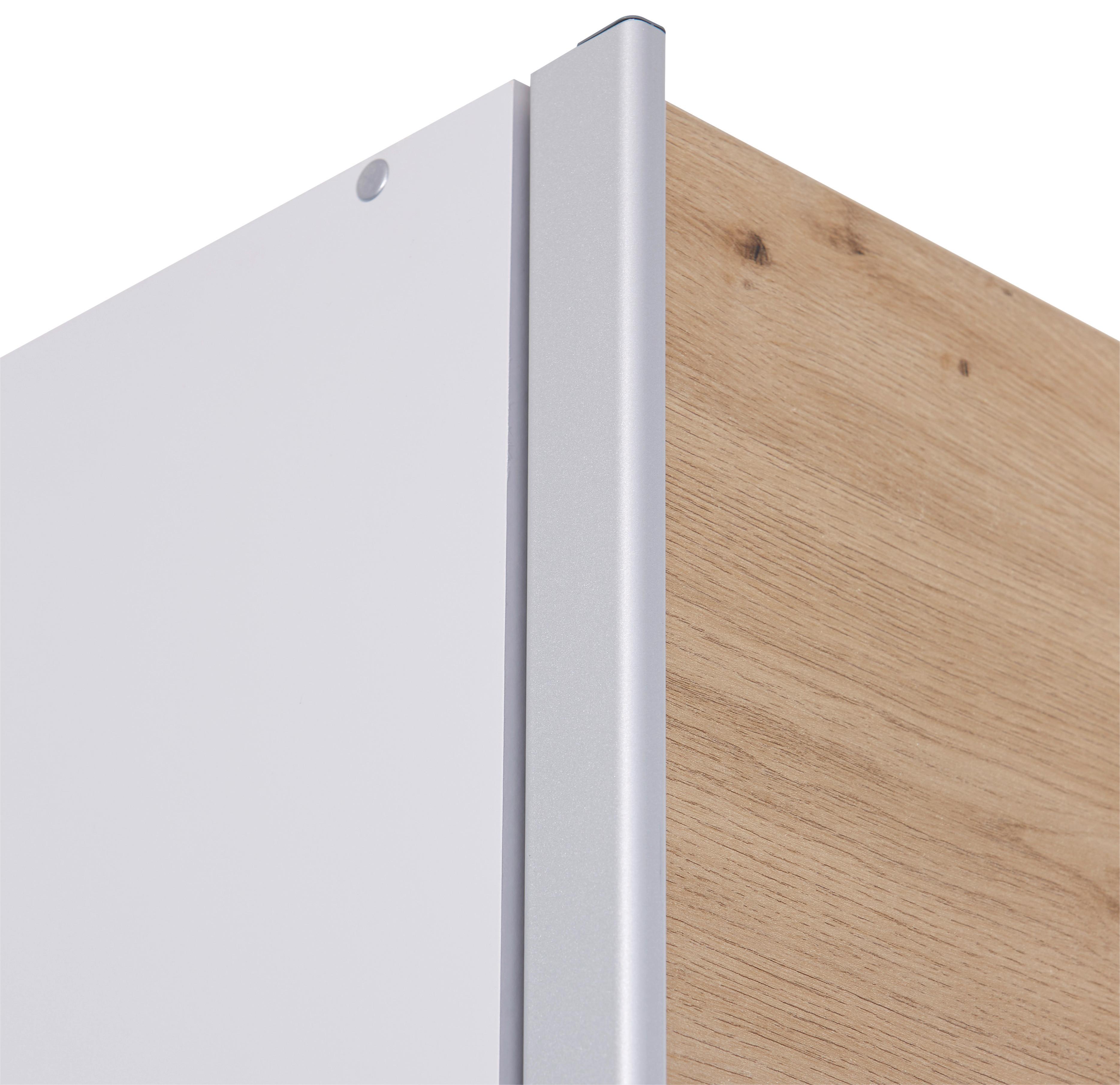 Schwebetürenschrank B: 226 Cm Feldkirch, Grau/eiche Dekor - Eichefarben/Grau, MODERN, Holzwerkstoff (226/229/62cm)