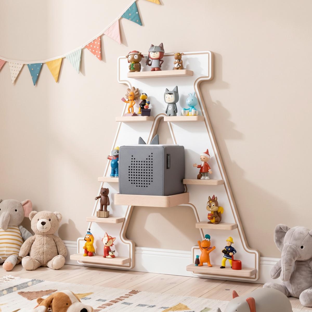 Kinderregal Boarti Weiß B: 49 cm - Weiß, MODERN, Holzwerkstoff (49/54/19cm) - Livetastic