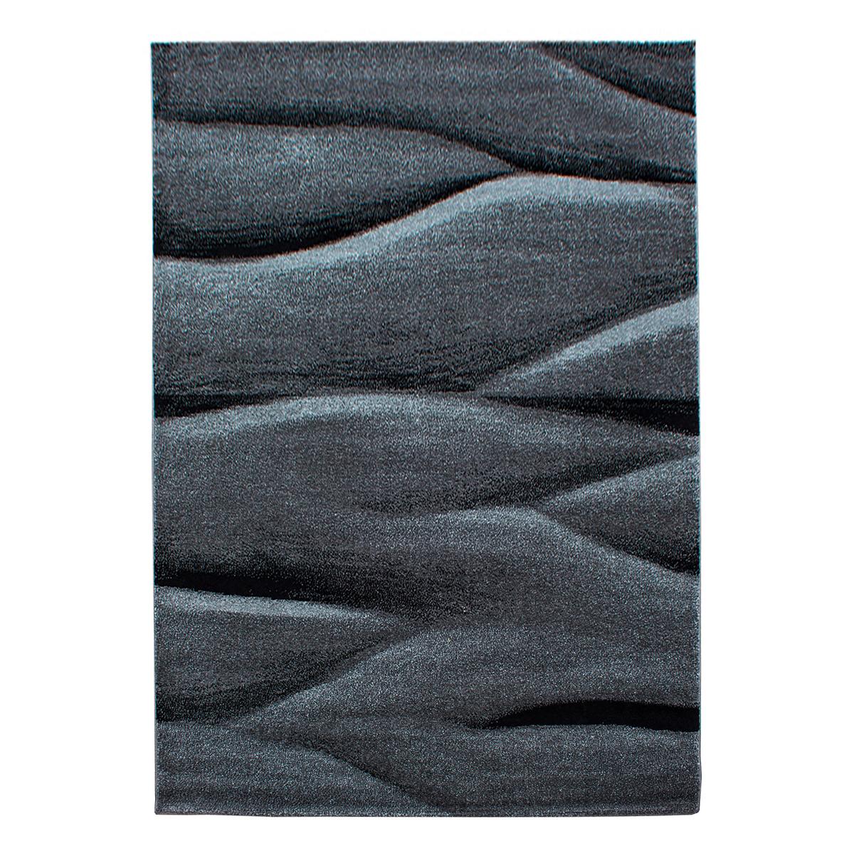 Webteppich Lucca - Schwarz, Trend, Textil (80/250cm) - Novel